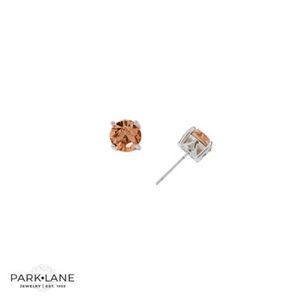 NEW Park Lane Peach Cobbler Impression Stud Earrings